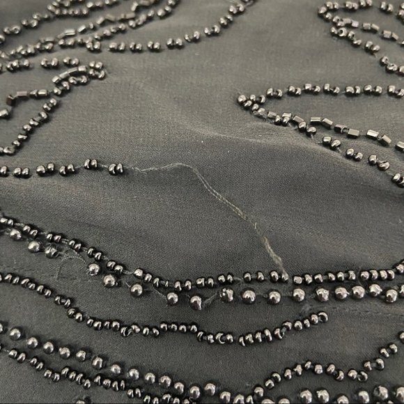 Diane Freis Original Silk Beaded  Gown Size L - Picture 10 of 10